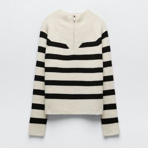STRIPED KNIT SWEATER
